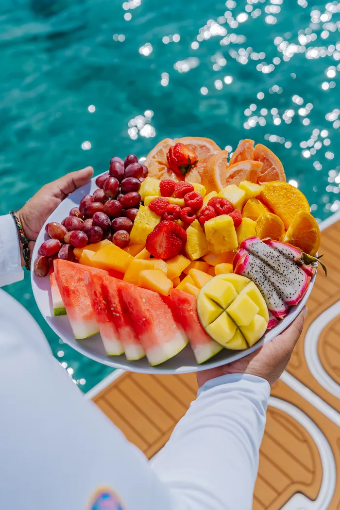 Fresh Tropical Fruit at Sea